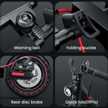 I9 Pro Vouwbare Elektrische Scooter - Off-Road Smart E Step met App - 350W - 25 km/u - 8.5 inch Wielen - Zwart