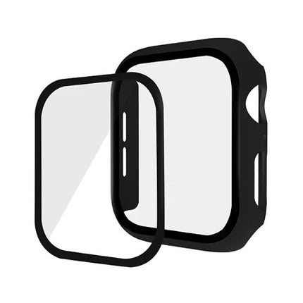 Full Cover voor iWatch Series 40mm - Hoesje en Screen Protector - Tempered Glass Hard Case TPU