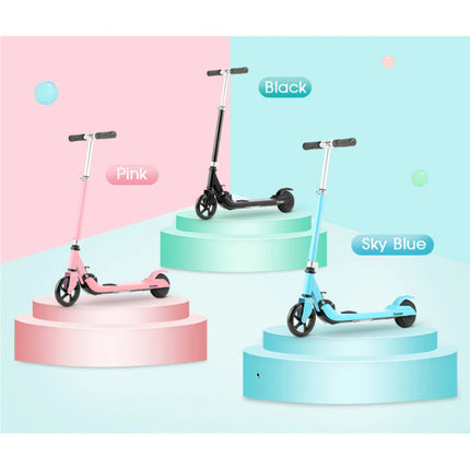 Elektrische Smart E Step Scooter voor Kinderen Off-Road - 100W - 8 km/u - 2Ah Batterij - 5.5 inch Wielen Blauw