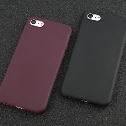 iPhone 8 Ultraslim Silicone Hoesje TPU Case Cover Blauw