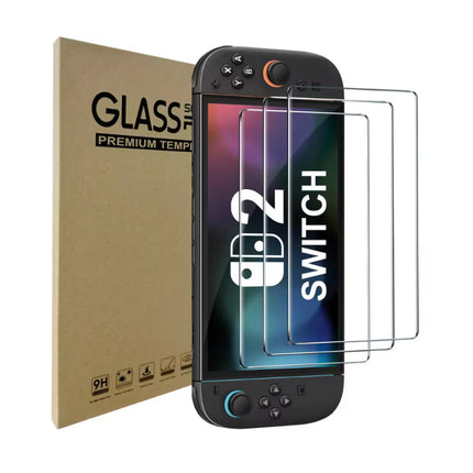 2-Pack Screenprotector voor Nintendo Switch 2 (2025) - Gehard Glas Anti-Kras