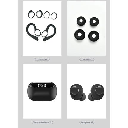 TWS-X9 Draadloze Bluetooth Oortjes Earphones Earbuds  Ear Wireless Buds Oortelefoon Zwart