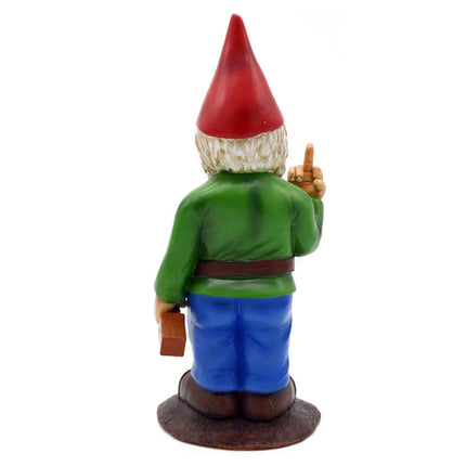 Ondeugende Tuinkabouter - Decor Standbeeld Ornament Hars Tuin Bureau