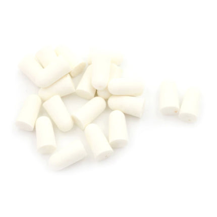 20-Pack Schuim Oorplugs - Oordopjes Earplugs voor Slapen Reizen Zwemmen Foam - Zacht Anti Geluid Isolatie - Wit