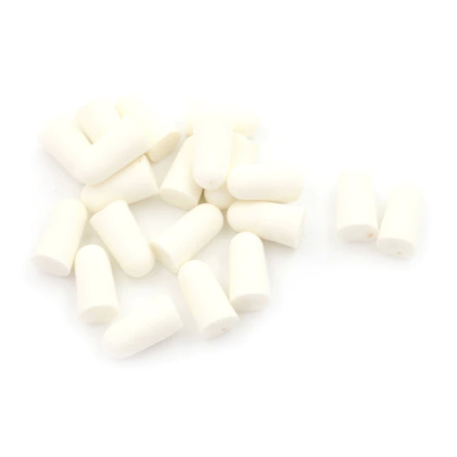 20-Pack Schuim Oorplugs - Oordopjes Earplugs voor Slapen Reizen Zwemmen Foam - Zacht Anti Geluid Isolatie - Wit
