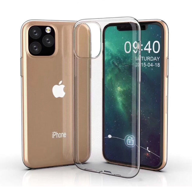 iPhone 11 Pro Transparant Clear Case Cover Silicone TPU Hoesje 