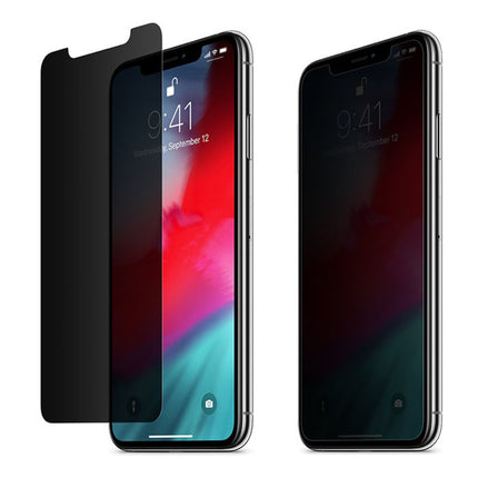 iPhone XS Max Privacy Screen Protector Tempered Glass Film Gehard Glas Glazen 