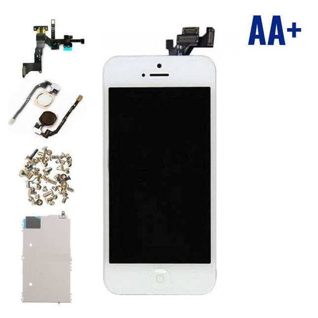iPhone 5 Voorgemonteerd Scherm (Touchscreen + LCD + Onderdelen) AA+ Kwaliteit - Wit