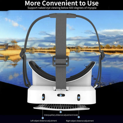 G12 Virtual Reality 3D Bril - Voor 4,5 tot 7 inch Telefoons - Wit