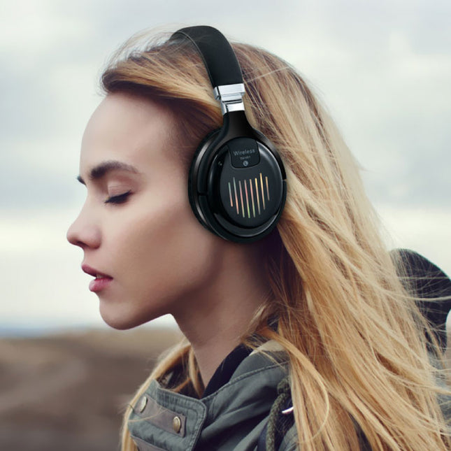 TM-061 Draadloze Koptelefoon Bluetooth Wireless Headphones Stereo Gaming Goud