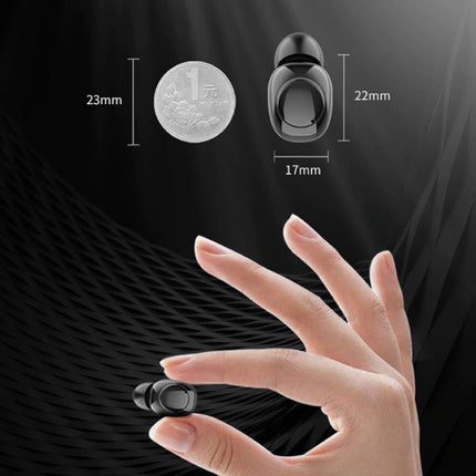 XG23 TWS Draadloze Smart Touch Control Koptelefoon Bluetooth 5.0 In-Ear Draadloze oordopjes Koptelefoon Oordopjes 450 mAh Zwart