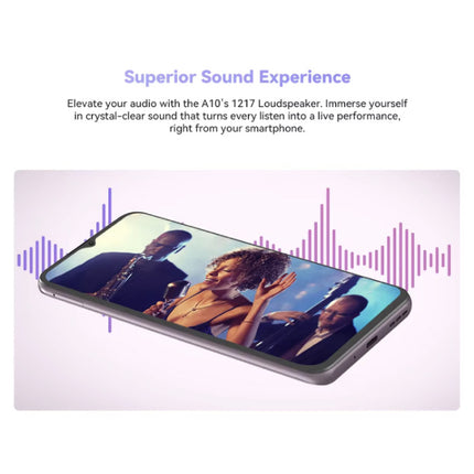 A10 Smartphone - 12 GB RAM - 128 GB Opslag - 48 MP Camera - 5100mAh Batterij - Zwart