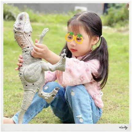 Dinosaurus (Indominus Rex) - Elektrisch Bewegend Speelgoed Dino Robot - Wit