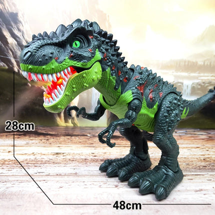 RC Dinosaurus (T-Rex) met Mist Effect - Afstandsbediening Bestuurbaar Speelgoed Tyrannosaurus Rex Dino Robot Groen