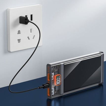 30.000mAh Powerbank met 2 Poorten - 22.5W Power Delivery - Externe Noodaccu Batterij Oplader Blauw