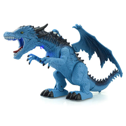 Vuur Draak met Afstandsbediening - RC 2.4G Bestuurbaar Speelgoed Dino Robot Rood