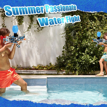 Elektrische Gel Blaster met 20.000 Balletjes - MP5 Model Water Speelgoed Foam Shooter Rood