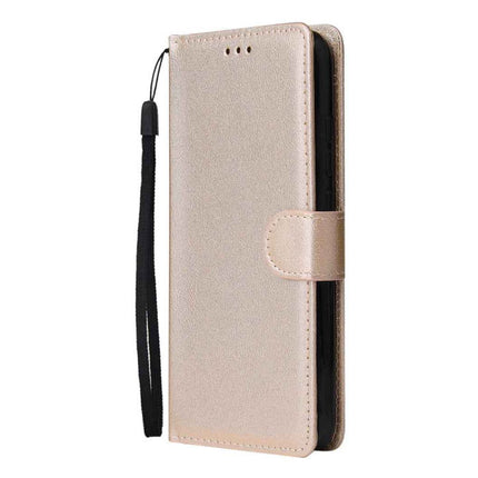 Xiaomi Redmi 6 Leren Flip Case Portefeuille - PU Leer Wallet Cover Cas Hoesje Goud