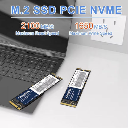 M.2 Interne SSD Harde Schijf - 2 TB - PCIe NVME - Solid State Drive Geheugen Kaart voor PC / Laptop