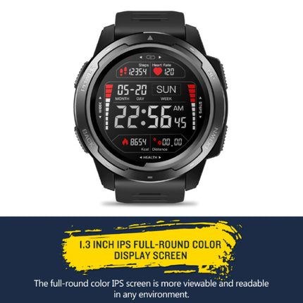 Vibe 5 Smartwatch Fitness Sport Activity Tracker Smartphone Horloge iOS Android iPhone Samsung Huawei Blauw