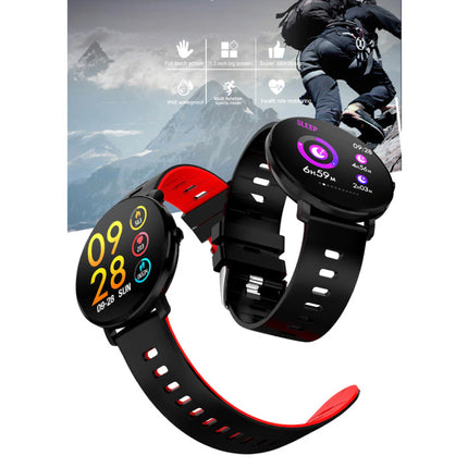 Sport Smartwatch IP68 -  Fitness Sport Activity Tracker Siliconen Bandje Horloge iOS Android Geel