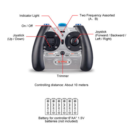 S109G Mini RC Drone Beast Apache Attack Helikopter Speelgoed met Gyro Stabilisatie