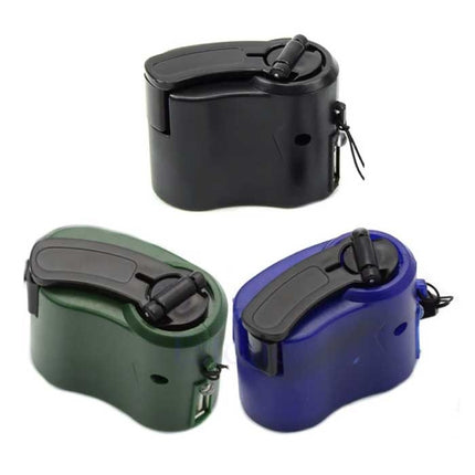 USB Oplader met Dynamo - Noodgeval Handslinger Lader Charger Blauw