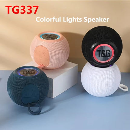 TG337 Draadloze Luidspreker - 1200mAh Batterij - Bluetooth 5.3 Subwoofer HiFi TF Radio - Wit