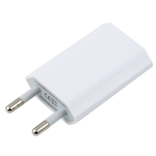 Stekker Muur Lader voor iPhone/iPad/iPod 5V - 1A Oplader USB AC Thuis Wit 