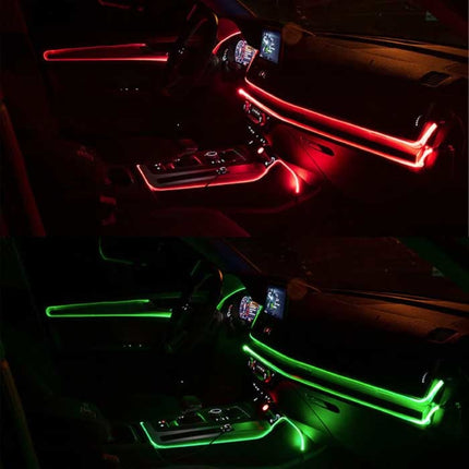 Neon LED Strip 2 Meter - Flexibele Verlichting Tube met  USB Adapter Waterdicht Rood