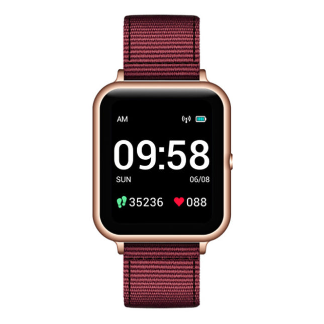 S2 Smartwatch -  Fitness Sport Activity Tracker Silica Gel Horloge Android Rood