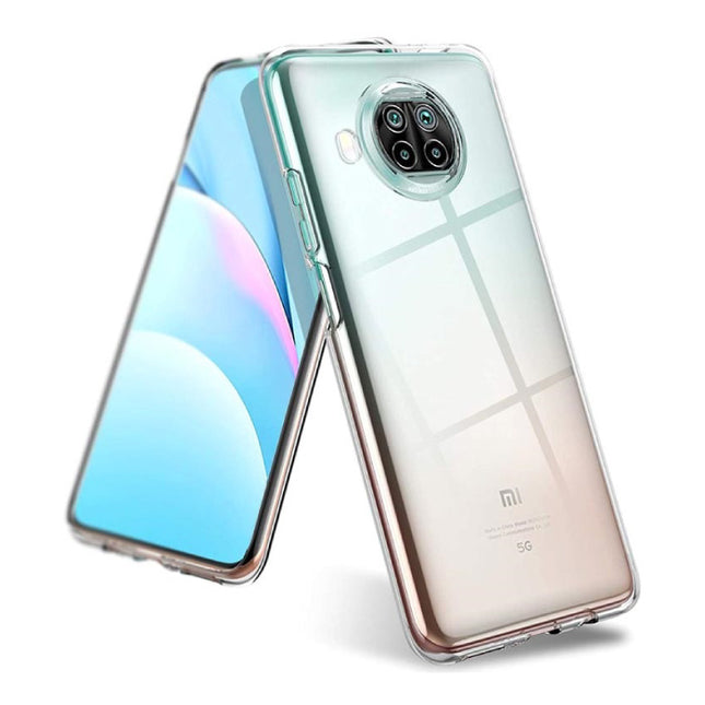 Xiaomi Mi 10T Lite Full Body 360° Hoesje - Volledige Bescherming Transparant TPU Silicone Case + PET Screenprotector