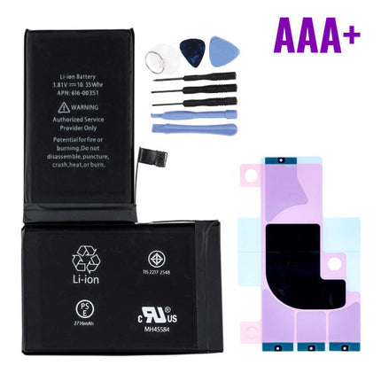 iPhone X Batterij/Accu AAA+ Kwaliteit + Gereedschap & Batterij Sticker