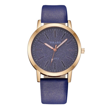 Kwarts Horloge Dames - Anoloog Luxe Uurwerk voor Vrouwen Blauw