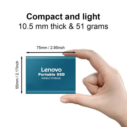 Externe SSD Kaart - USB Harde Schijf - 1 TB - Geheugen Kaart voor PC / Laptop - Zilver