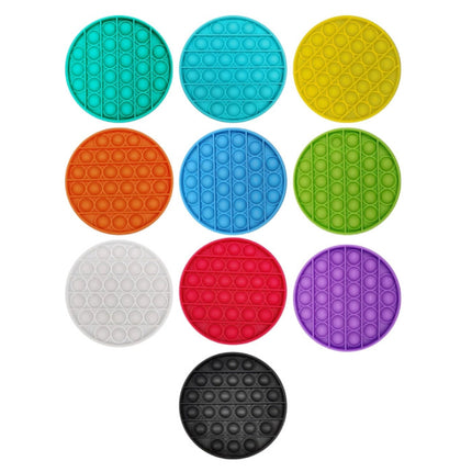 Pop It - Fidget Anti Stress Speelgoed Bubble Toy Siliconen Handje Geel