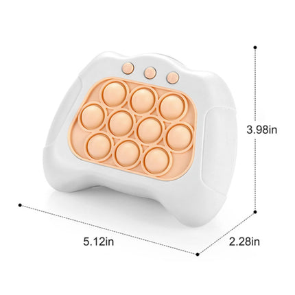 Pop It Spel Console - Fidget Toy Controller - Quick Push Anti Stress Motoriek Speelgoed Lichtblauw