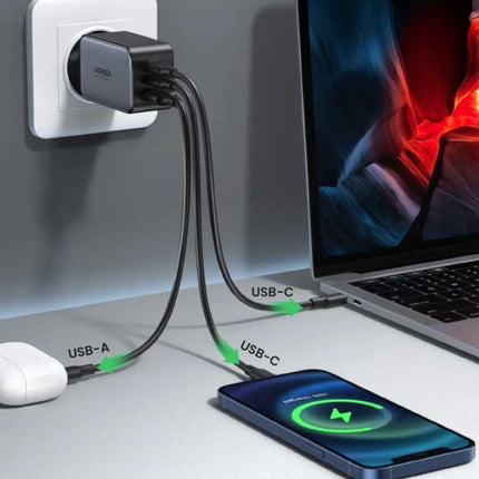 65W Stekkerlader - GaN / Quick Charge 4.0 / PD USB Oplader Muur Lader Stekkerlader Adapter