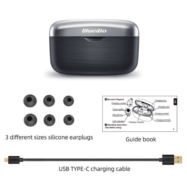 Fi Draadloze Smart Touch Control Oortjes TWS Bluetooth 5.0 Ear Wireless Buds Earphones Earbuds Oortelefoon 650mAh