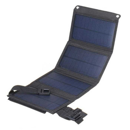 Solar Oplader met 4 Zonnepanelen 20W - Draagbaar Flexibele Zonne-energie Batterij Lader Zon Camo
