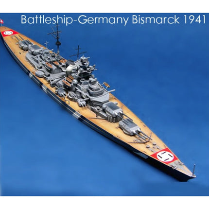 1:700 Schaal Bismarck Slagschip - Bouwkit Plastic Duits Schip Boot Hobby Doe-het-zelf Model 05711