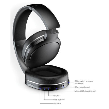 Encok D02 Draadloze Koptelefoon Bluetooth met Microfoon Wireless Headphones Stereo Gaming