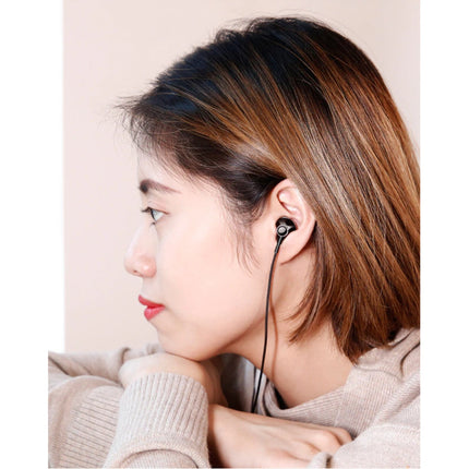 Encok H06 Oortjes met Microfoon en Volume Controls - 3.5mm AUX Oordopjes Wired Earphones Oortelefoon Wit