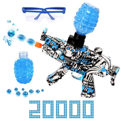 Elektrische Gel Blaster met 20.000 Balletjes - MP5 Model Water Speelgoed Foam Shooter Blauw