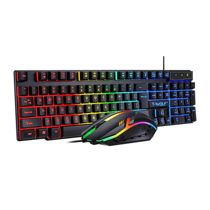 4-in-1 Gaming Toetsenbord / Koptelefoon / Muis / Muismat - RGB - QWERTY 