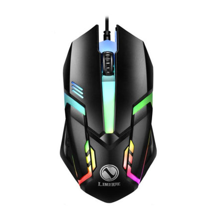 S1 Optische Gaming Muis Bedraad - Tweehandig en Ergonomisch met 1200 DPI - Zwart