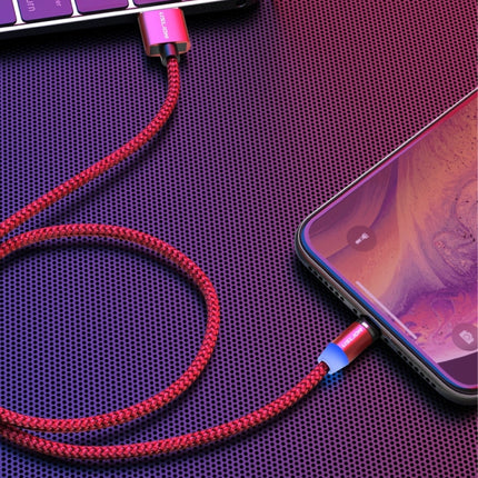 Micro-USB Magnetische Oplaadkabel 3 Meter - Gevlochten Nylon Oplader Data Kabel Android Zwart