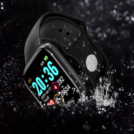 D20 Pro Smartwatch Siliconen Bandje Health Monitor / Activity Tracker Horloge Android iOS Wit