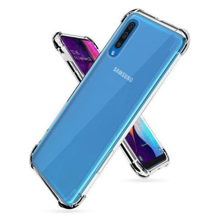 Samsung Galaxy A70 Transparant Bumper Hoesje - Clear Case Cover Silicone TPU Anti-Shock