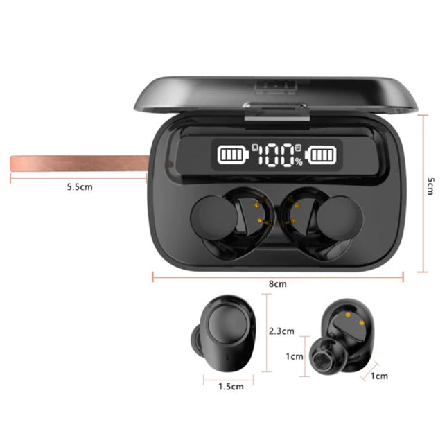 K01 Draadloze Oortjes met Powerbank Oplaaddoosje 2000mAh - True Touch Control TWS Bluetooth 5.0 Oordopjes Earphones Earbuds Oortelefoon 